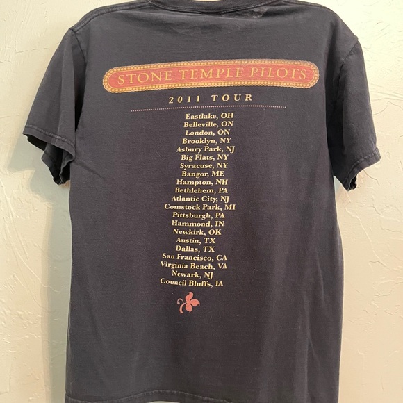 Stone Temple Pilots Official 2011 Tour Shirt Scott Weiland Size S - Picture 5 of 7